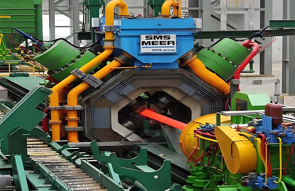 SMS精鍛機(jī)是德國SMS集團(tuán)(SMS group)開發(fā)的高精度鍛造設(shè)備， 價值 2 億元。